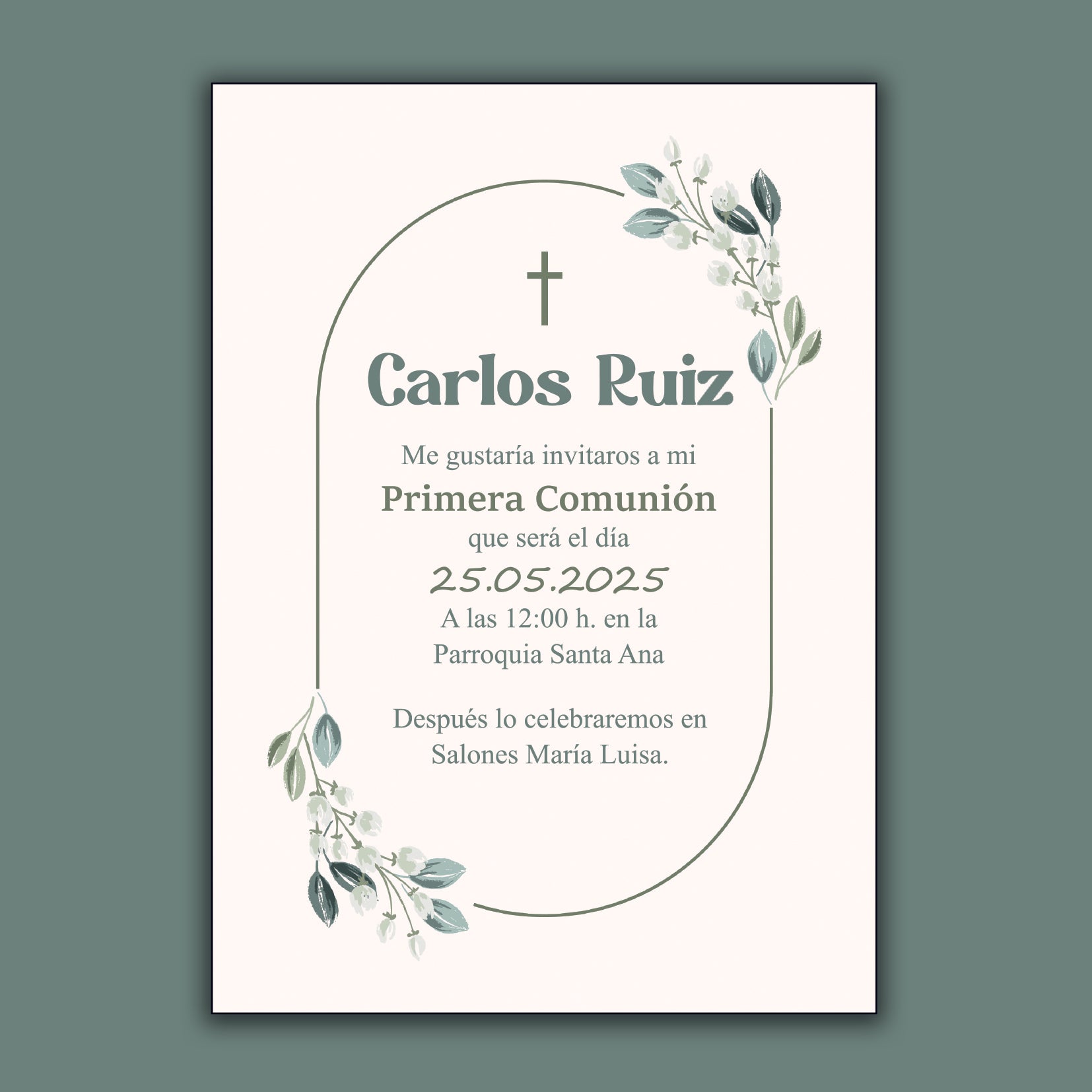 Invitación Carlos