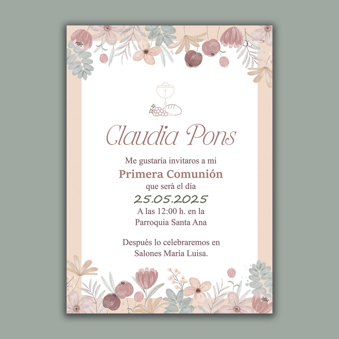 invitación Claudia